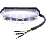 Rear light white led 101 Octane for: Derbi Senda, Dekker, Beta RR