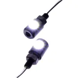 Mini LED Kennzeichenleuchte 2er Set schwarz JMP