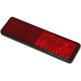 Universal Rectangular Reflector Self-Adhesive Red