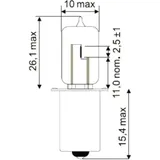 Lampe 6V15W PX13.5S JMP HS2