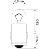 6V 0.6W BA7S Bulb JMP