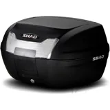 Topcase schwarz 40 Liter Shad SH40 mit Trägerplatte passend für: Honda CB, CBR, CBF