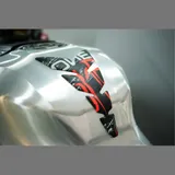 Tank protector black MATT red
