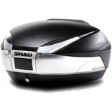Topcase schwarz titan 48 Liter Shad SH48 mit Trägerplatte passend für: Honda CB, CBR, CBF