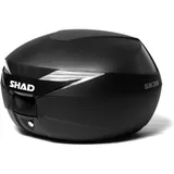 Topcase schwarz 39 Liter Shad SH39 mit Trägerplatte passend für: Honda CB, CBR, CBF