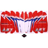 Aufkleber Kühlerlamellen BlackBird Racing Replica HRC 2019 passend für: Honda