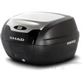 Topcase alu 40 Liter Shad SH40 mit Trägerplatte passend für: Honda CB, CBR, CBF