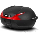 Topcase schwarz 47L Shad SH47 mit Trägerplatte passend für: Honda CB, CBR, CBF 7111858