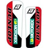 Sticker fork protector black bird racing 1092368