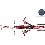 Sticker kit black bird racing 1107992