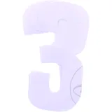 Race Numbers Set No.3 BlackBird Racing 3 Pieces White 16X7.5 cm