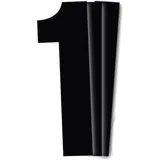 Renn-Nummern Set NR.1 Black Bird Racing 3 Stück Schwarz 13x7 cm