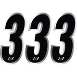 Race numbers no.3 black bird racing 1108321