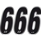 Race numbers no.6 black bird racing 1108324