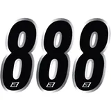 Race numbers no.8 black bird racing 1108326