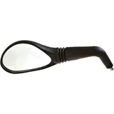 Spiegel oval schwarz/silber links passend für: MBK YQ, Yamaha YQ