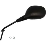 Mirror black left JMP for: Piaggio MP3, Beverly