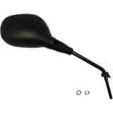 Mirror black right JMP for: Piaggio MP3, Beverly