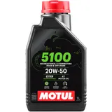 Motoröl 20W50 4T 1L Motul Semi-Synthese 5100 für Motorrad
