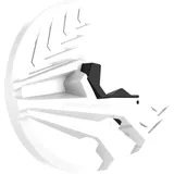 Brake disc & bottom fork protector white/black for: Beta RR