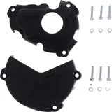 Clutch/ ignition cover protector black 90943 Clutch/ ignition cover protector black 90943