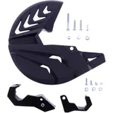 Brake disc & bottom fork protector grey/black for: Husqvarna FC, FE, TE, TC
