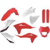 Complete kit red/white/black