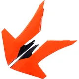 Kühlerlamellen Satz schwarz/orange für Motorräder