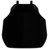 Black Race Number Plate for Motorbikes