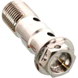Banjo bolt double M10X1 stainless steel A4 racing for: Ducati 1198, 1098