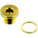 Ölablassschraube magnetisch JMP Bolt M16X1. 5 mm 10 mm Titan gold passend für: BMW F (900, 850, 750, 800), C
