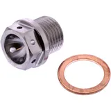 Ölablassschraube magnetisch JMP Bolt M16X1. 5 mm 12 mm Titan silber passend für: BMW S, R, M