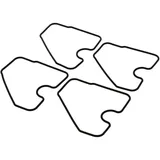 Float chamber seal TOURMAX cont 4 pcs for: Honda RVF
