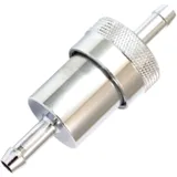 Fuel Filter Alu Chrome for Motorcycles 1/4'