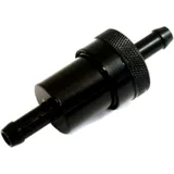 Kraftstofffilter Aluminium schwarz für Motorräder