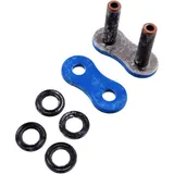 RK Hollow Rivet Link for Motorcycles Blue 525 XSO