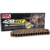 Rk racing chain gold/black 428mxz/130