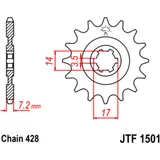 Ritzel 12Z Teilung 428 grobverzahnt 6 Innendurchmesser 14/17 passend für: Kawasaki KLX