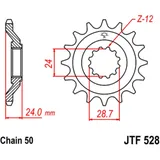 Ritzel 17Z Teilung 530 feinverzahnt Innendurchmesser 24/28. 5 passend für: Kawasaki ZZR