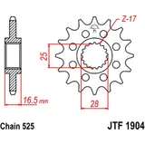 Racing Ritzel 17Z Teilung 525 für Motorräder