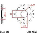 Front sprocket 15 tooth pitch 420 narrow spline inner diameter 15. 5/17 for: Honda CR, CRF, XR
