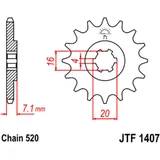 Front sprocket 10 tooth pitch 520 large spline 4 inner diameter 16/20 for: Suzuki LT