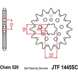 Front sprocket racing 13 tooth pitch 520 large spline 5 inner diameter 18/22 for: Kawasaki KX