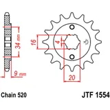 Ritzel 14Z Teilung 520 grobverzahnt 4 Innendurchmesser 16/20 passend für: Hyosung GT, GV, GD