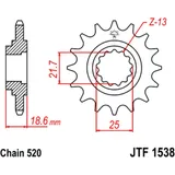 Ritzel 13Z Teilung 520 feinverzahnt Innendurchmesser 22/25 passend für: Kawasaki Z, KFX