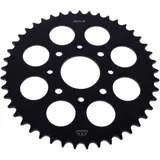 Rear sprocket 45 tooth pitch 520 black inner diameter 58 bolt spacing 90 for: Honda VT, XL, CA