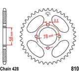 Kettenrad 36Z Teilung 428 Innendurchmesser 058 Lochkreis 078 passend für: Hyosung GV, XRX, RT