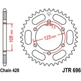 Rear Sprocket 43 Tooth for Motorcycles