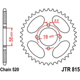 38 Tooth Rear Sprocket Pitch 520 for Motorcycles