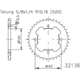 chain wheel 38T pitch 520 503213638